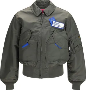 GR10K Bicolor Nylon Mens Bomber