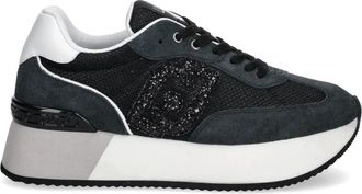 Liu Jo logo-glitter sneakers - Green