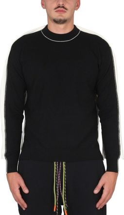 AMBUSH Cross-Neck Knit Sweater With Ribbed Collar