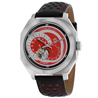Christian Van Sant Mens Machina Red Round 42mm