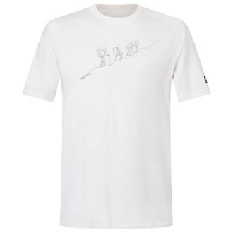 super.natural Hiking Bio Cotton Tee Merinoshirt f&uuml;r Herren | wei&szlig;