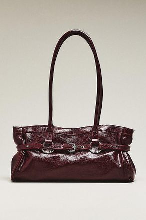 Maeve Faux-Leather Belted Bag