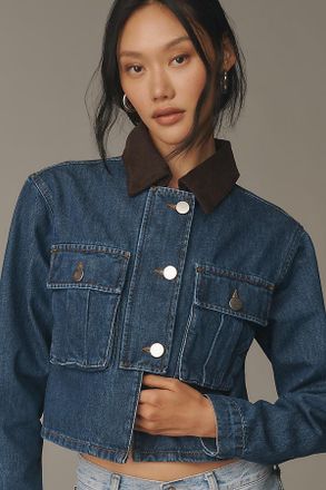 Aligne Ethan Crop Denim Jacket