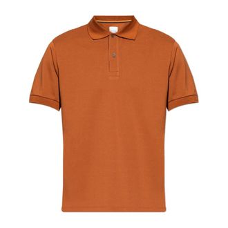 Paul Smith Polo Shirts, male, Brown, Size: 2XL Cotton-Piqu&eacute; Polo Shirt