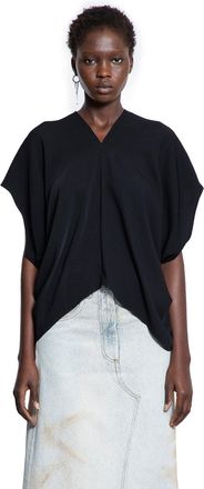 Maison Margiela Draped V-Neck Top