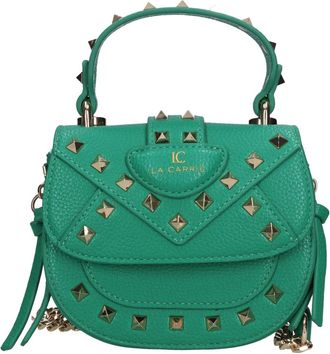 La Carrie Tassen.. Groen - Dames - Handtassen - Groen - ONE Size - Leer - Tassen