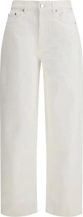 Loulou Studio Jeans, Dames, Wit, W31, Katoen, Samur LDS Jeans