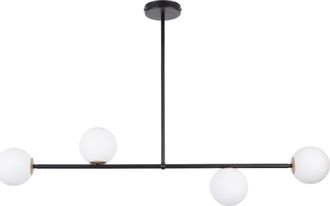 Sigma Gama L&aacute;mpara Suspendida Negra 104 Cm De Ancho