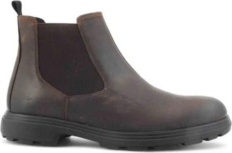 Geox Meiern Chelsea Boot - Heren - Chelseaboots - Bruin - 40 EU - Leer - Schoenen