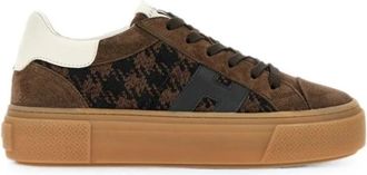 Hogan H705 Trainers - female - Hogan - Sneakers - Brown - 5 1/2 UK - Shoes