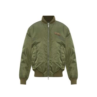 Off-white Embroidered Bomber Jacket