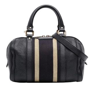 Gucci Pre-owned Vintage Satchel - Dames - Pre-owned - Zwart - Maat: ONE Size Leer