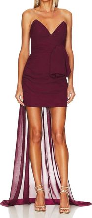 Katie May Ali Dress In Sangria