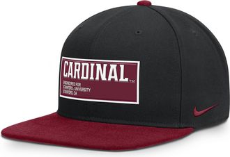 Nike Stanford On-Field Pro Nike Mens Dri-FIT College Adjustable Hat in Black | NC12090NSDN-PNR