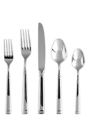 Fortessa Bistro 5-Piece Place Setting in Silver at Nordstrom