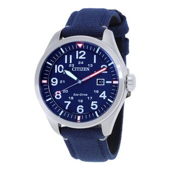 Citizen Eco-Drive Blue Dial Mens Watch AW5000-16L