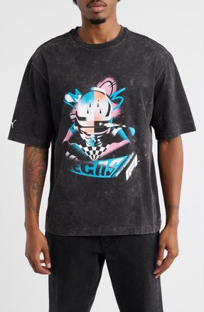 Puma Formula 1 Vegas Driver Cotton Graphic T-Shirt in Puma Black at Nordstrom, Size Xx-Large