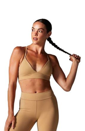 Tavi Adjustable Studio Bra in Camel at Nordstrom, Size X-Small
