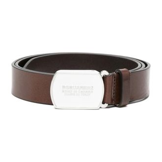 Dsquared2 Belts, male, Brown, Size: 105 CM Leather Belt