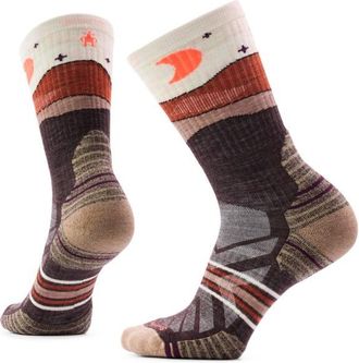Smartwool Hike Targeted Cushion Lunar Trek Crew Wandersocken f&uuml;r Damen | braun