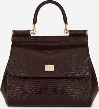 Dolce & Gabbana Borsa A Mano - Woman Handbags Burgundy Onesize