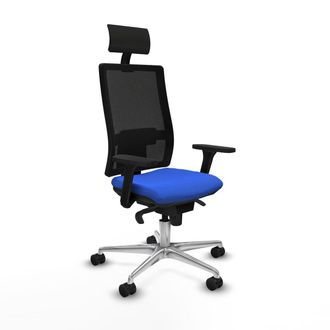 Piqueras y Crespo Piqueras Y Crespo Silla De Oficina Moderna Azul Con Reposacabezas