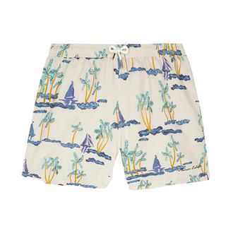 Maison Labiche Beachwear, male, Multicolor, Size: XL Boats Swim Shorts