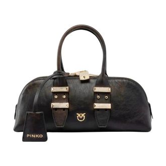 Pinko Bowling Bag Horizontal Cloud L - - Bags - Donna - Marrone - ONE SIZE