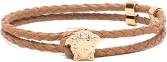 Versace Bracciale La Medusa in pelle - Oro