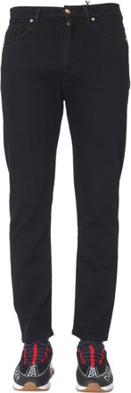 Versace Black Mid Rise Jeans
