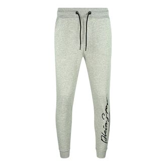 Plein Sport Mens Signature Grey Sweatpants Cotton - Size Small