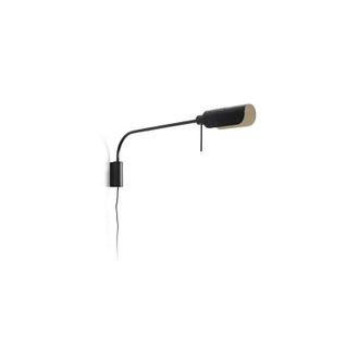 Faro Barcelona Martinica Aplique De Pared Xl Negro Orientable Interruptor 20040-133
