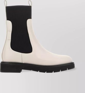 Ferragamo leather ankle boots