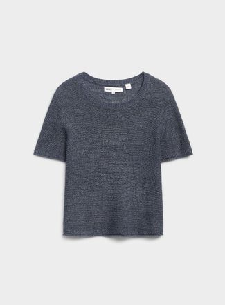 Only Womens Rolled trim fine-knit sweater