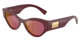Dolce & Gabbana DG4480F Asian Fit 3442D0 Womens Sunglasses Burgundy Size 53