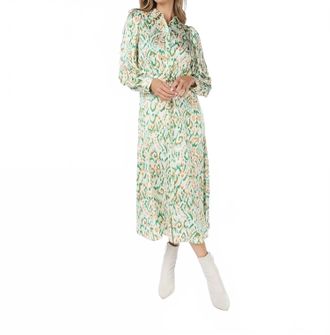 Esqualo Liv Long Dress In Multi