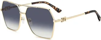 Dsquared2 D2 0206/S 000/08 Sunglasses - female - Dsquared2 - Sunglasses - Yellow - 62 MM - Accessories