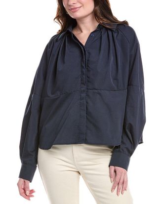 Avantlook Pleated Neck Top