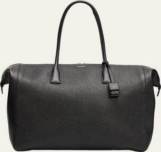 Saint Laurent Mens North/South Doctor Bag in Grainy Leather