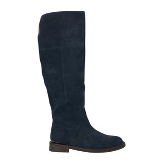 Alma En Pena Hoge platte laars - Dames - Hoge Laarzen - Blauw - 37 EU - Schoenen