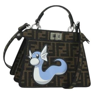 Fendi Pre-owned Canvas Mini Bag - Dames - Pre-owned - Veelkleurig - Maat: ONE Size