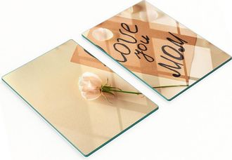 OEM Tavole Decorative Multifunzionali In Legno Temperato Per La Cucina, Ideali Per La Festa Della Mamma, 2x40x52 Cm