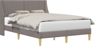 vidaXL Estructura De Cama Liso Con Cabecera Placa De Conexi&oacute;n Vidaxl
