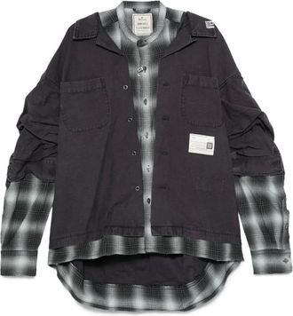 Miharayasuhiro Giacca a strati - Viola