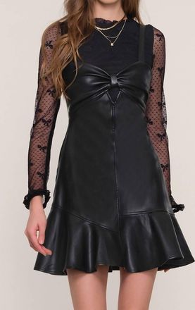 Heartloom Lennon Mini Dress In Black