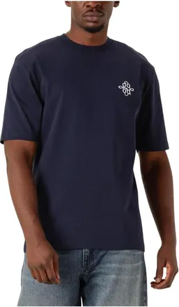 The Goodpeople Heren, Tops, Blauw, Maat: M