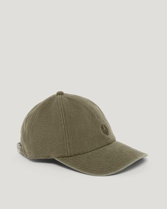 Belstaff Gorra Street Para Unisex Fade Out Cotton Canvas Verde Militar One Size
