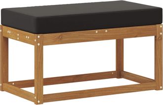 vidaXL Banco De Taburete Exterior Madera De Acacia S&oacute;lida Vidaxl