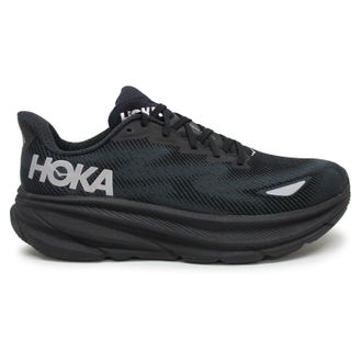 Hoka One One Hoka Clifton 9 GTX Textile Synthetic Mens Running Trainers - Black Black - Size:UK 10.5
