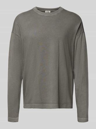 Drykorn Drykorn Longsleeve mit Rundhalsausschnitt Modell MARRIO in Stein, Größe XXL